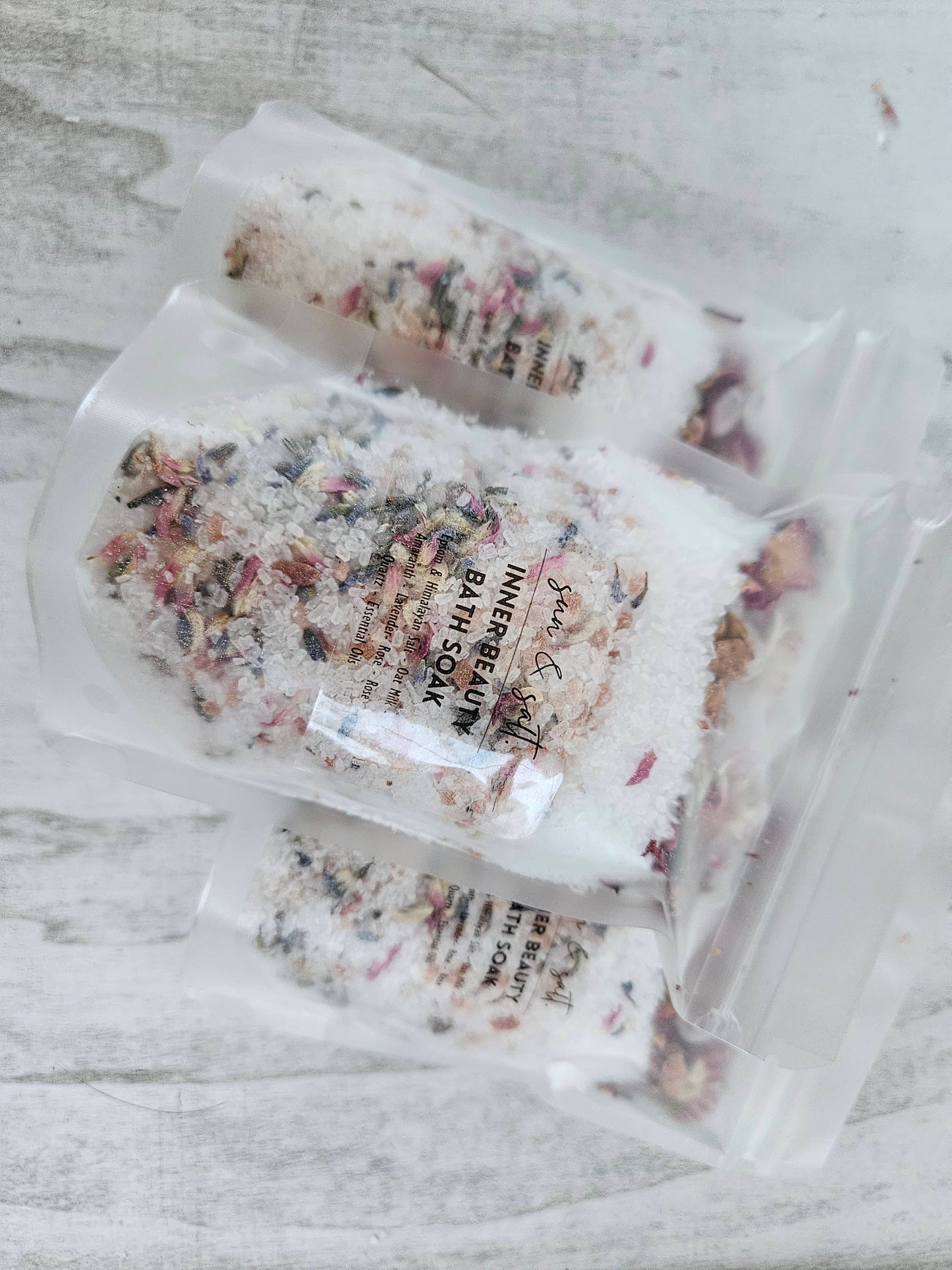 Inner Beauty Bath Soak - Bath Salt - with Rose Quartz