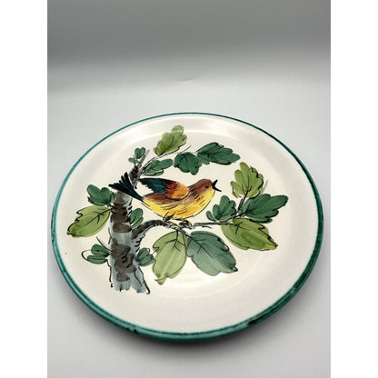 Italian Hand Painted Bird Plate /Or Wall Plate #1872