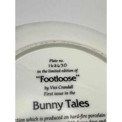 VTG The Bradford Exchange "Footloose" Collectors Plate -#16263D