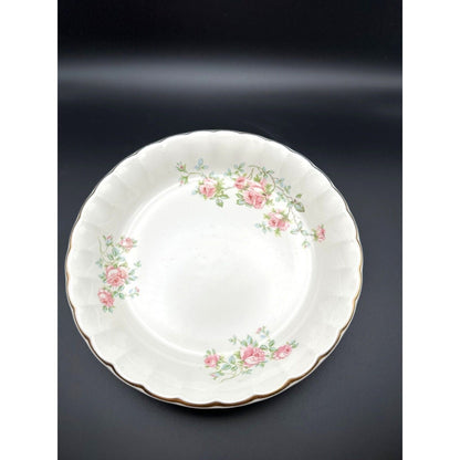 W S George Bolero Floral Bouquet Rose Set of 2 Round Serving Dishes