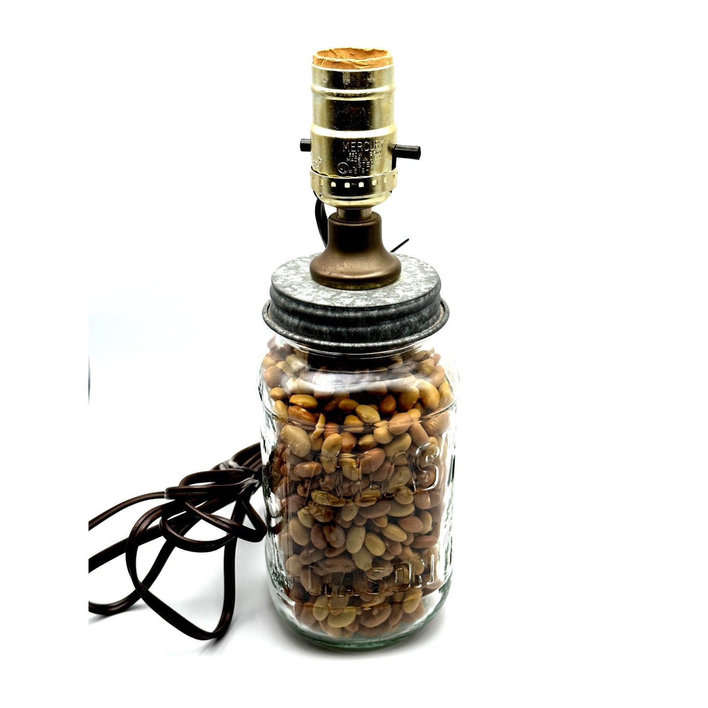 Atlas Mason Jar Small Lamp